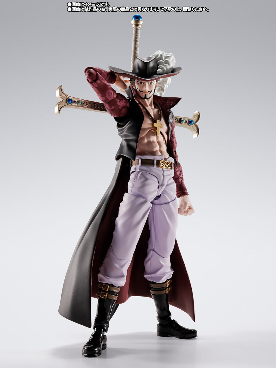S.H.Figuarts One Piece: Dracule Mihawk - Hawkeye - (Premium Bandai Exclusive) Action Figure