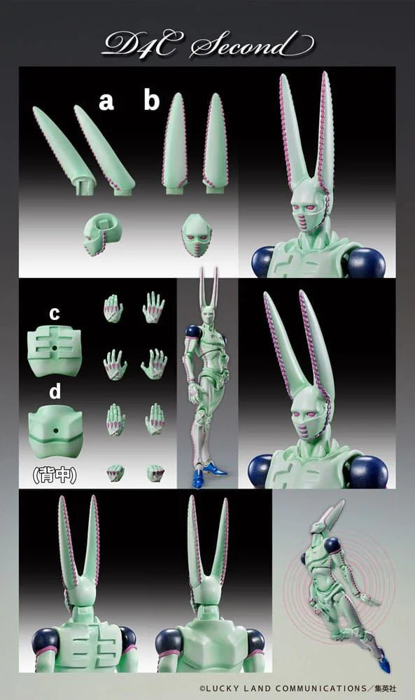 Medicos Super Action Statue: Jojo's Bizarre Adventure D4C Second Action Figure