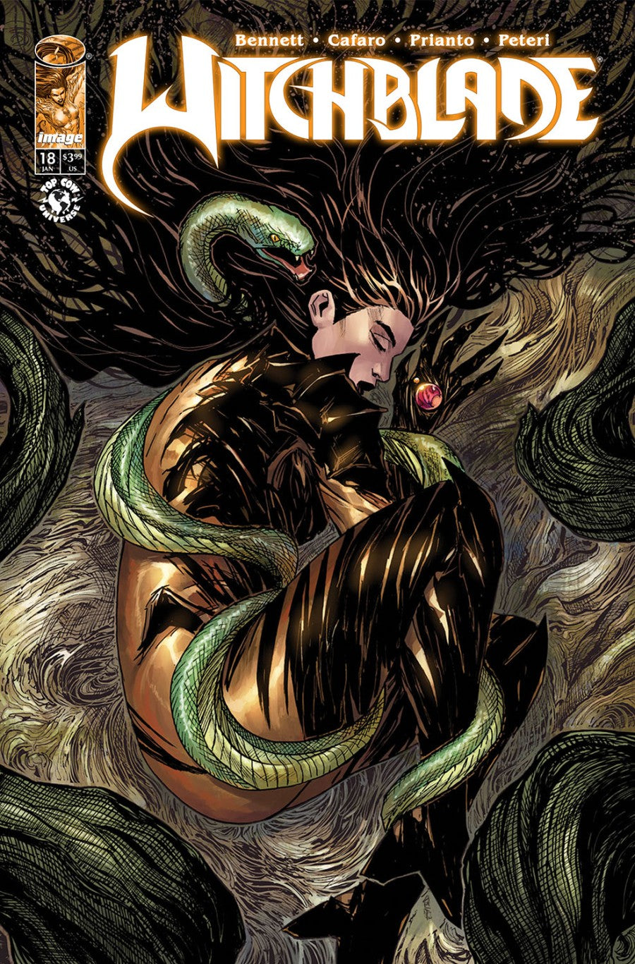 Witchblade #18 Cover A Giuseppe Cafaro & Arif Prianto