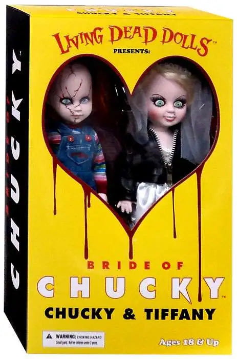 Living Dead Dolls Chucky & Tiffany Doll Set