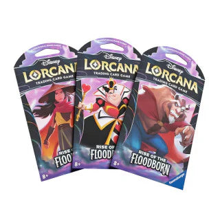 DISNEY LORCANA: RISE OF THE FLOODBORN - SLEEVED BOOSTER PACK DISNEY LORCANA: RISE OF THE FLOODBORN - SLEEVED BOOSTER PACK