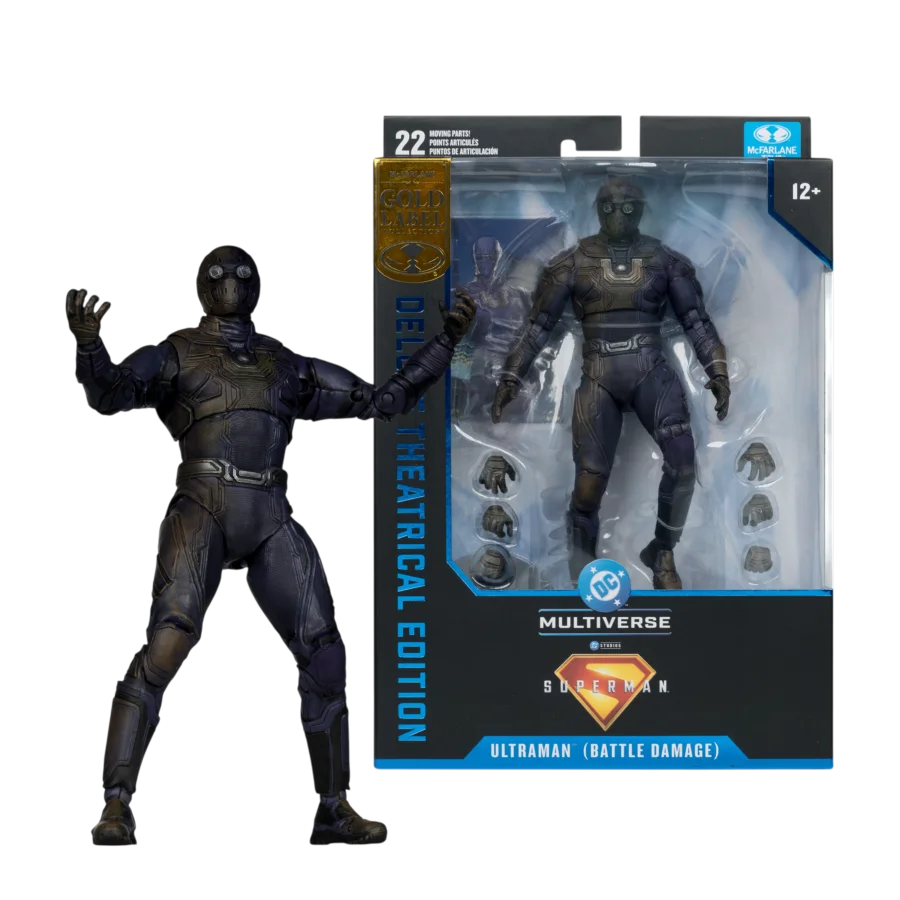 Mcfarlane Deluxe Theatrical Ultraman (Battle Damage) gold label