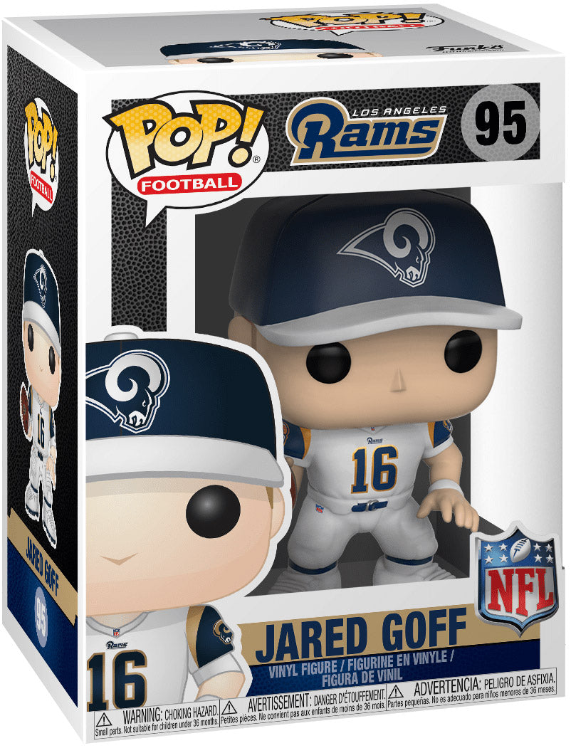 Pop! Football: NFL Los Angeles Rams Jared Goff Vinyl Figure
