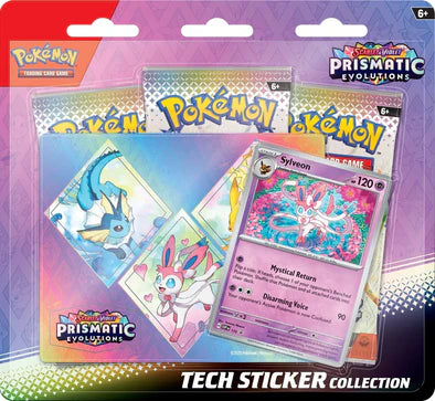 Pokemon - Scarlet & Violet - Prismatic Evolutions - Tech Sticker Collections
