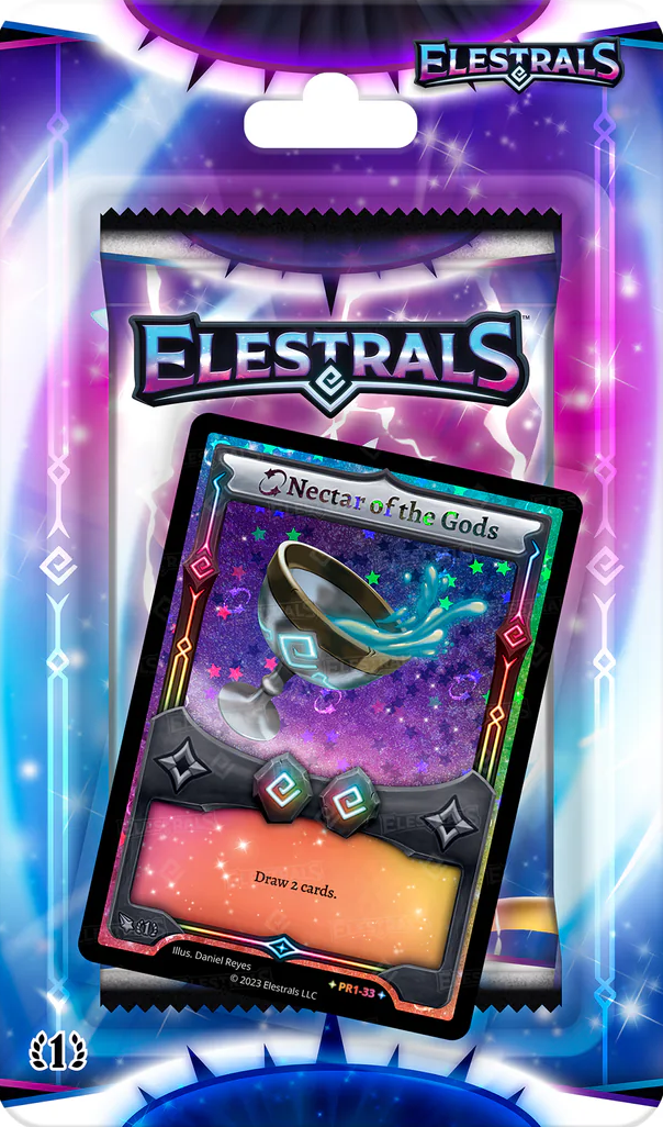ELESTRALS 1ST EDITION STELLAR NECTAR OF THE GODS BLISTER