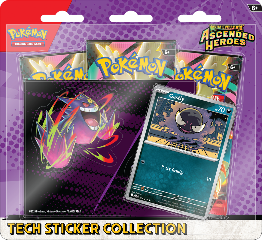 POKEMON ME2.5 ASCENDED HEROES TECH STICKER COLLECTIONS (PRE-ORDER)