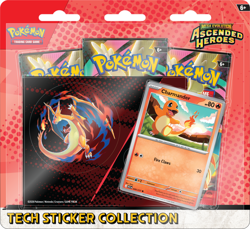 POKEMON ME2.5 ASCENDED HEROES TECH STICKER COLLECTIONS (PRE-ORDER)