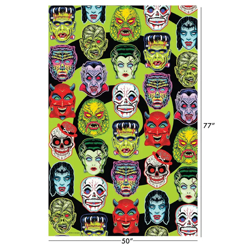 Monster-Rama 50" x 77"in Plush Blanket