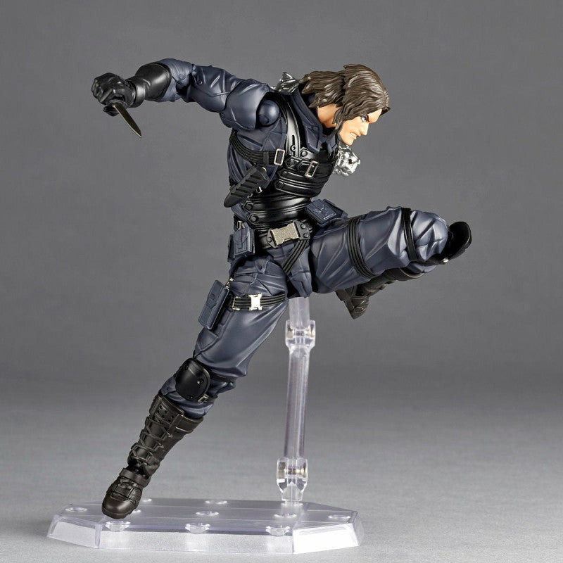 Revoltech Amazing Yamaguchi Bucky Barnes Captain America: The Winter Soldier Action Figure