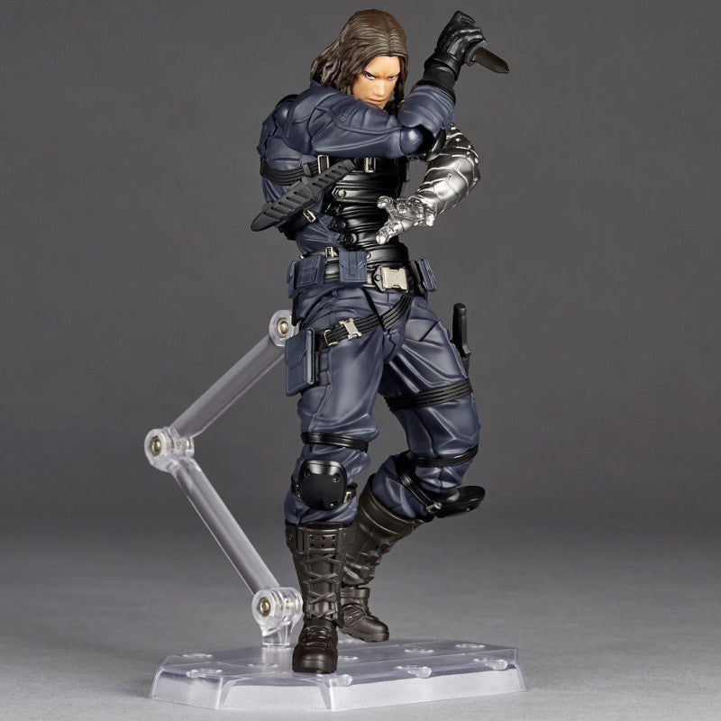 Revoltech Amazing Yamaguchi Bucky Barnes Captain America: The Winter Soldier Action Figure