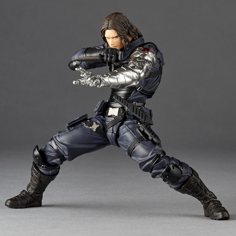 Revoltech Amazing Yamaguchi Bucky Barnes Captain America: The Winter Soldier Action Figure