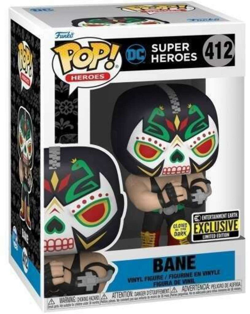 Pop! Heroes: DC Dia de Los Bane Entertainment Earth Exclusive Vinyl Figure