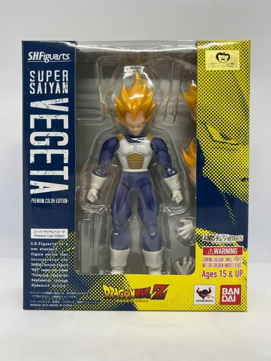 Dbz Super Saiyan Vegeta S.H.Figuarts Action Figure Premium Color Ver