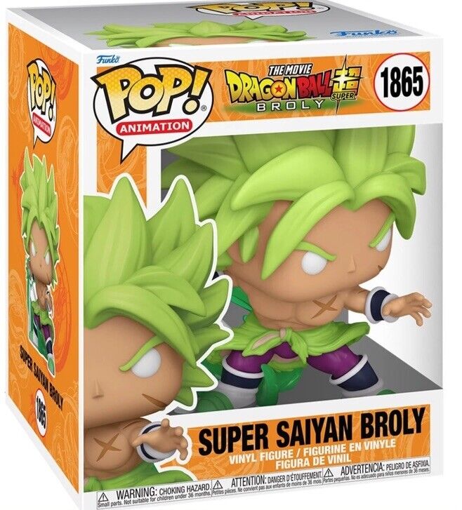 Pop Super Dragon Ball Super Broly Ss Broly 6in Figure