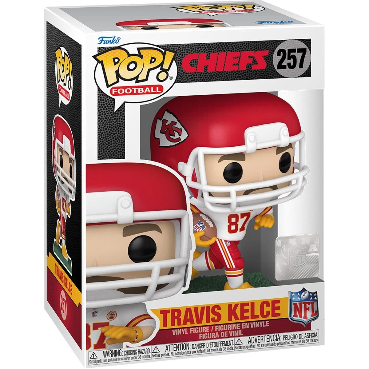 Pop! Football: NFL Kansas City Chiefs Travis Kelce (Away) Vinyl Figure