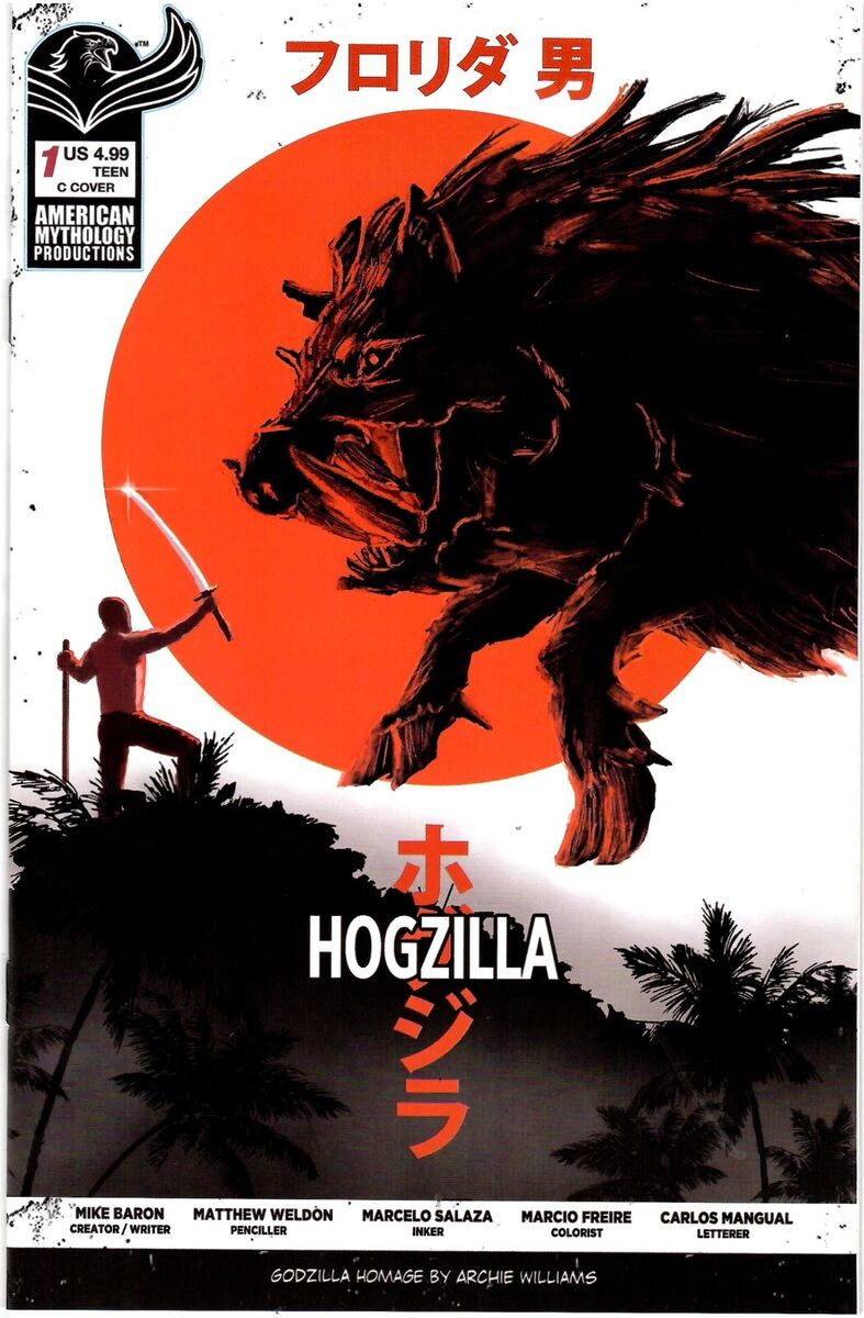 Florida Man vs Hogzilla #1 Cover C Minus One Foc Variant