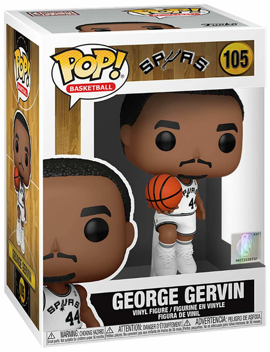 Pop! Basketball: NBA Legends San Antonio Spurs George Gervin (Home) Vinyl Figure