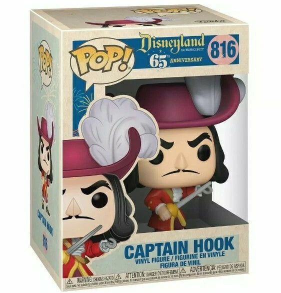 Pop! Disneyland Resort 65th Anniversary Captain Hook Vinyl Figure