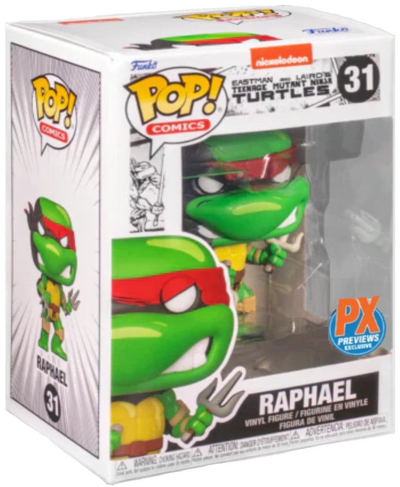 Pop! Comics: Nickelodeon Teenage Mutant Ninja Raphael (Previews Exclusive) Vinyl Figure