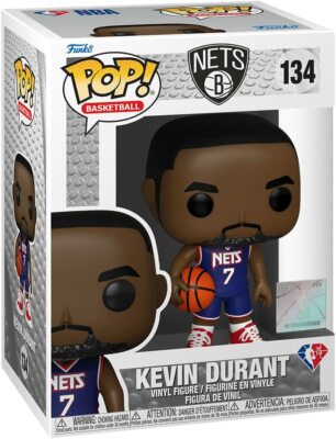 Pop! Basketball: NBA Brooklyn Nets Kevin Durant (City Edition 2021) Vinyl Figure