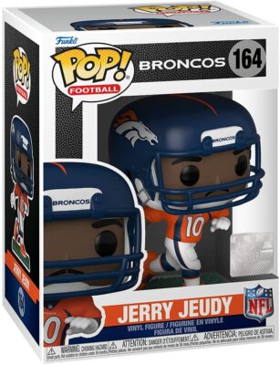 Pop! Football: NFL Denver Broncos Jerry Jeudy (Home) Vinyl Figure