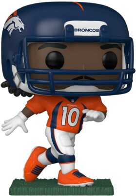 Pop! Football: NFL Denver Broncos Jerry Jeudy (Home) Vinyl Figure
