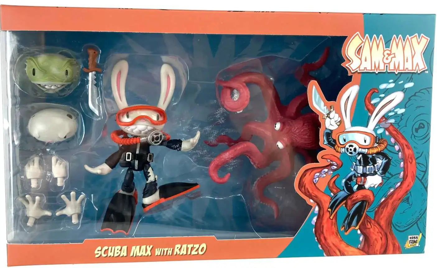 Sam & Max Series 2 Scuba Max Deluxe Action Figure Set