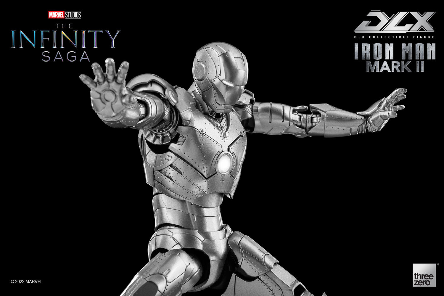 Threezero - Marvel Infinity Saga Deluxe Iron Man Mark 2 Action Figure