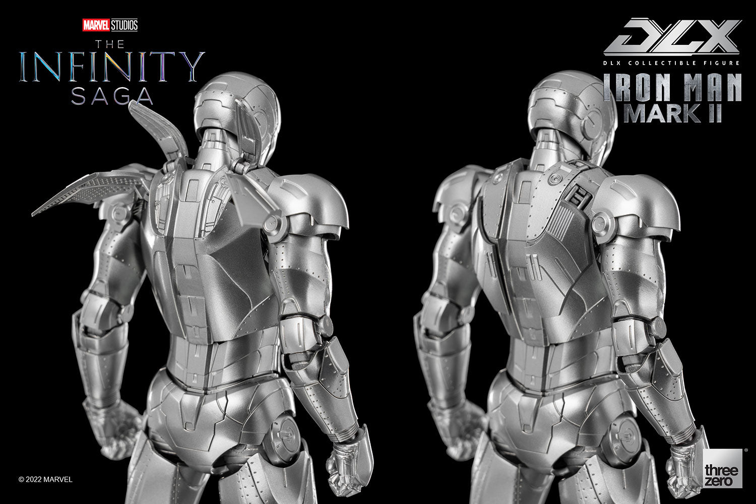 Threezero - Marvel Infinity Saga Deluxe Iron Man Mark 2 Action Figure