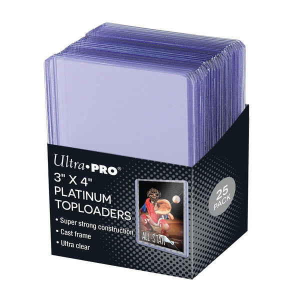 Ultra Pro - Toploader 25ct - Platinum 3"x 4" 35pt