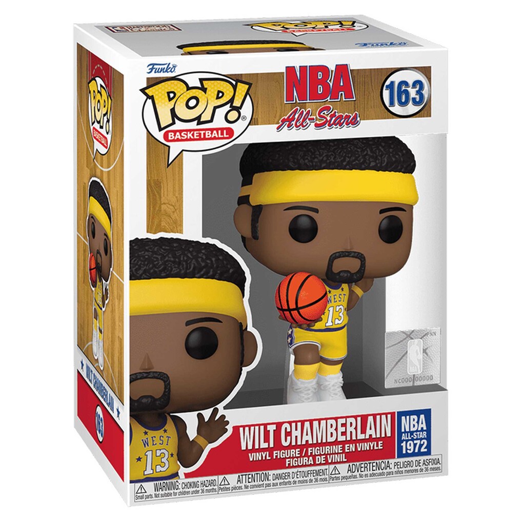 Pop! Basketball: NBA Legends Wilt Chamberlain (All-Stars 1972) Vinyl Figure