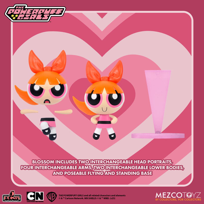 Mezco Toyz 5 Points: Powerpuff Girls - Blossom
