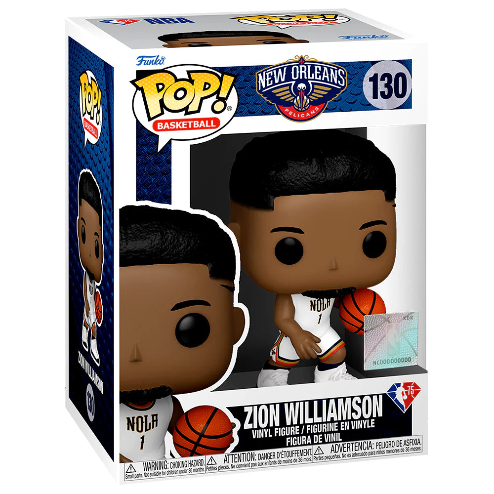Pop! Basketball: NBA New Orleans Pelicans Zion Williamson (City Edition 2021) Vinyl Figure