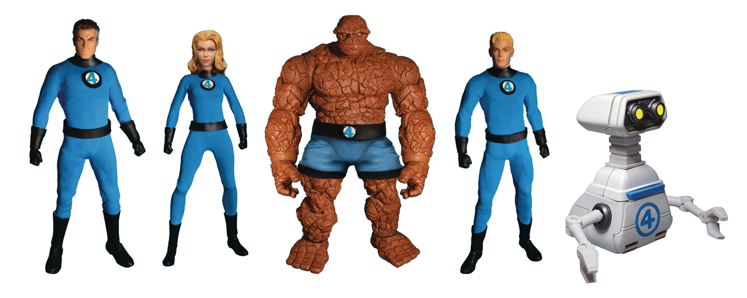 One-12 Collective Marvel Fantastic Four Deluxe Steel Box Action Figure Set