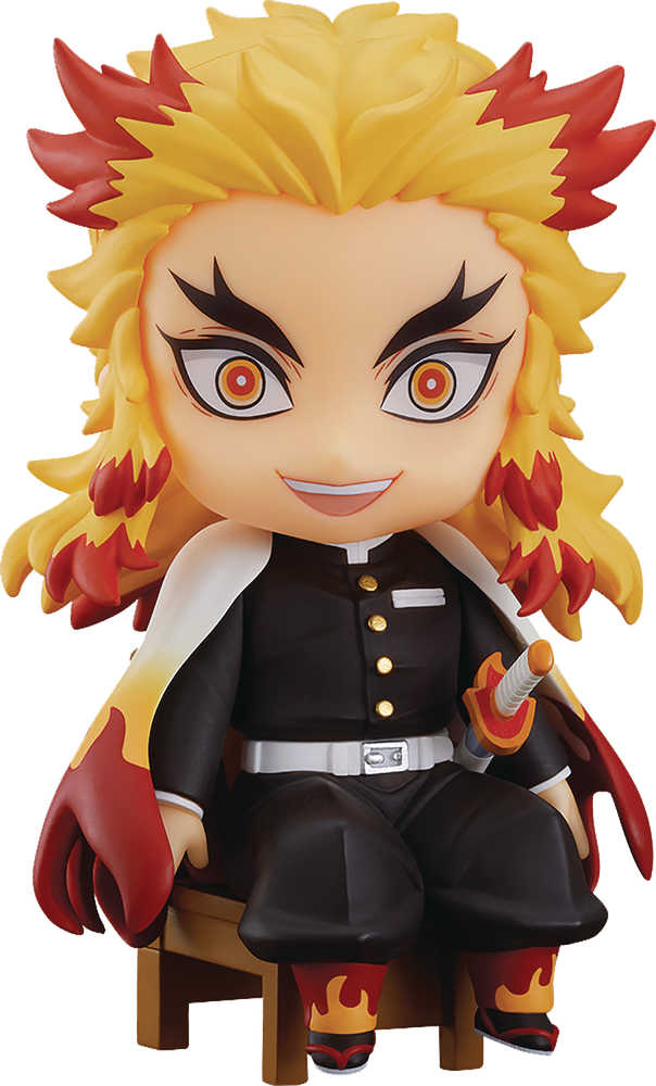 Demon Slayer Kimetsu Kyojuro Rengoku Nendoroid Swacchao Action Figure (