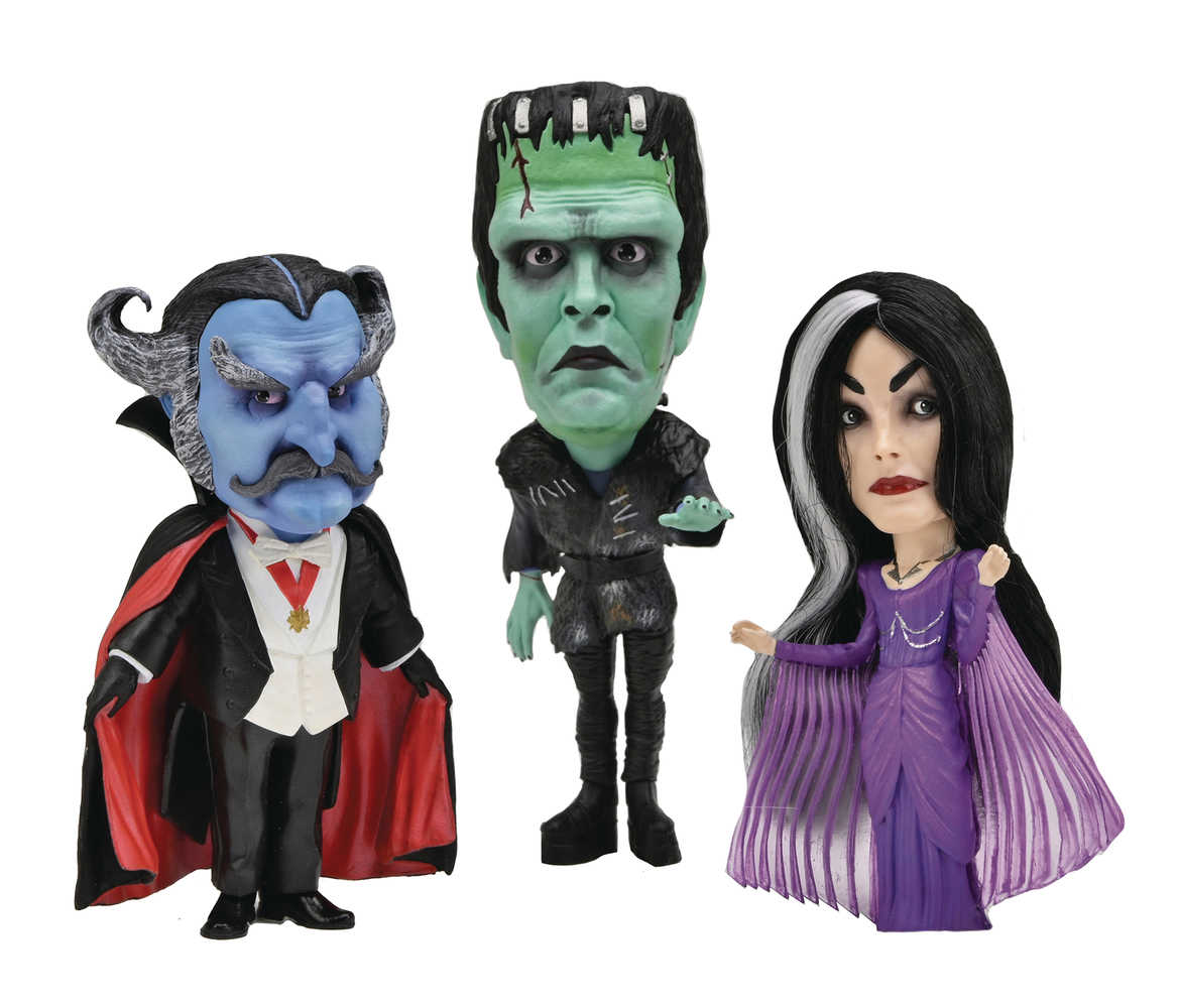 Rob Zombies Munsters Little Big Head Stylized Figure 3pk