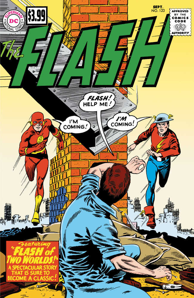 Flash #123 Facsimile Edition Cover A Carmine Infantino & Murphy Anders