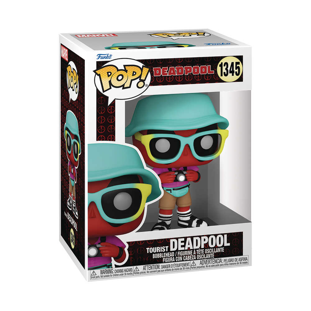 Pop Marvel Deadpool Tourist Vinyl Figure