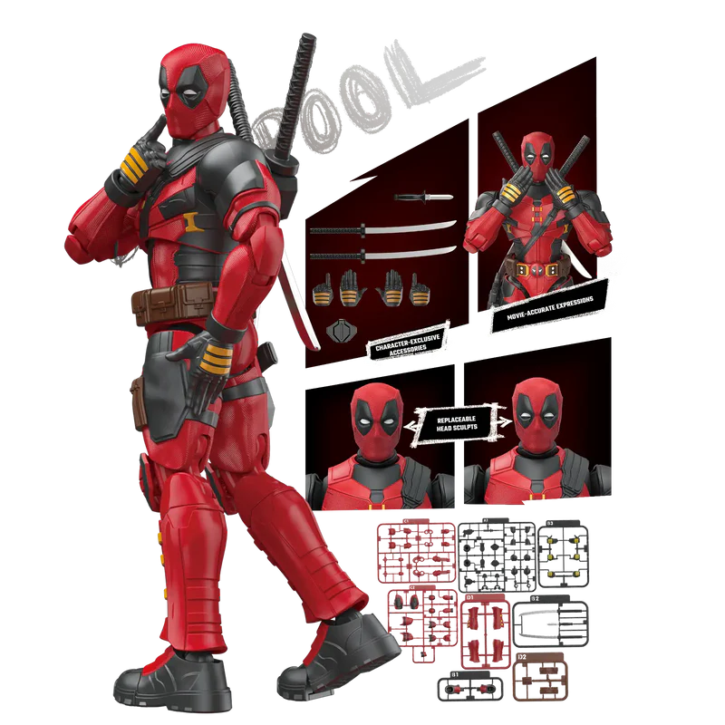 Marvel Deadpool & Wolverine Champion Class Deadpool Model Kits