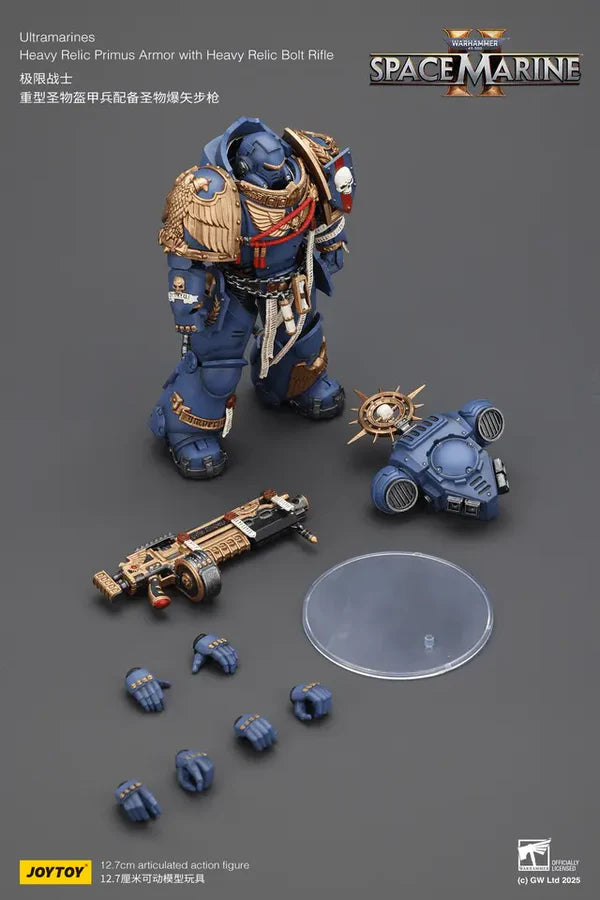 Ultramarines Heavy Relic Primus Armor with Heavy Relic Bolt Rifle