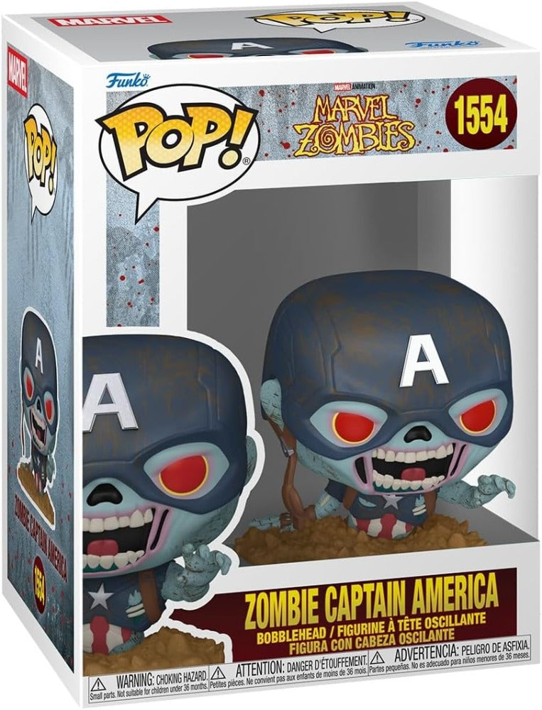 Pop! Marvel Zombie Captain America Vinyl Figure