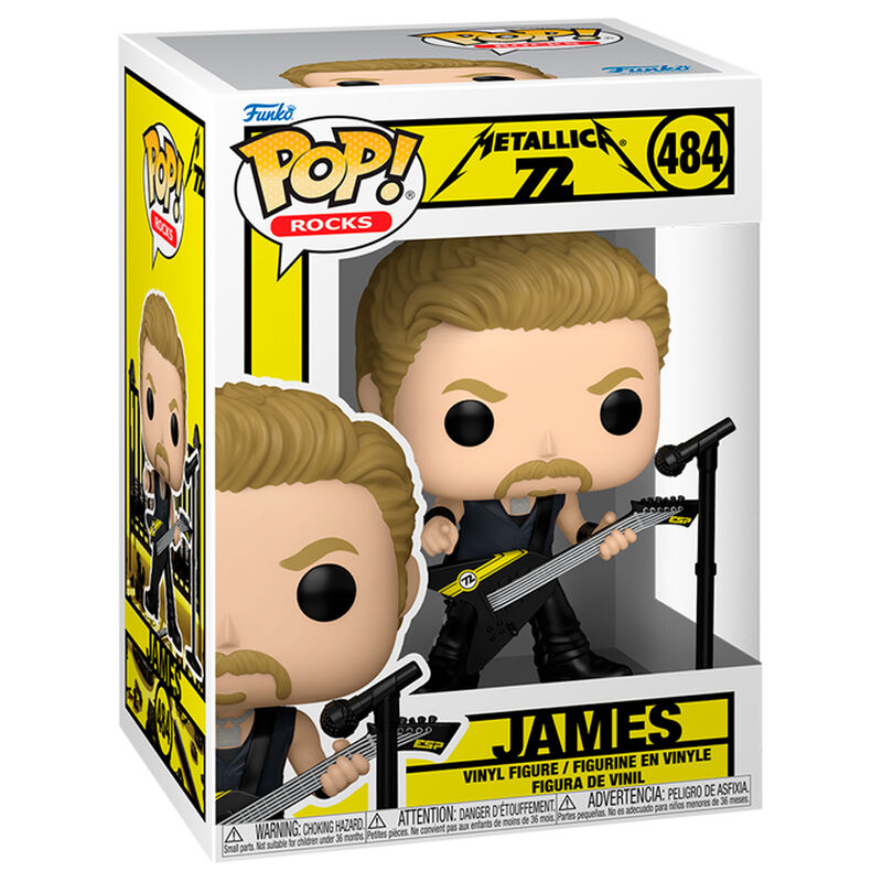 Pop Rocks Metallica James 72 S Figure