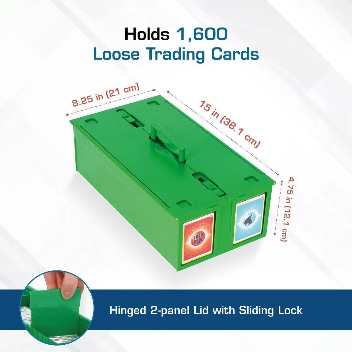 BCW Collectible Card Bin - 1600 CT - Green
