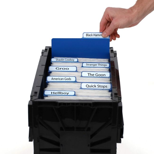 BCW Comic Book Dividers - Blue - 25 Pack