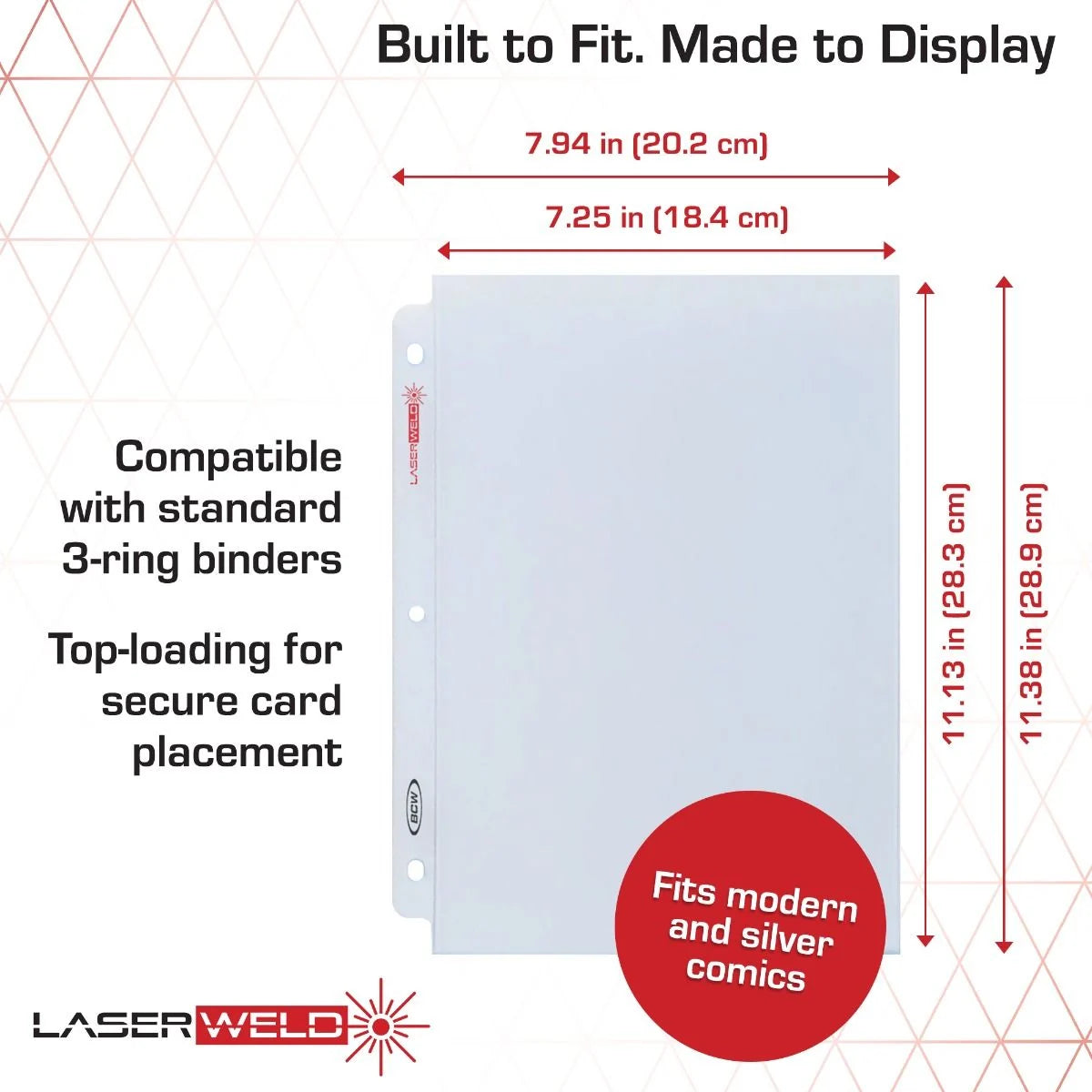 BCW LaserWeld Comic Page - 50 Pack