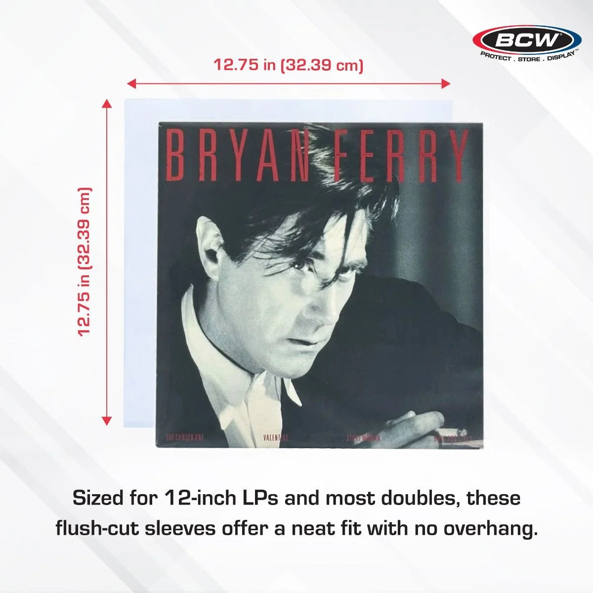 BCW 12-Inch Record Outer Sleeves - Polyethylene - 50 Pack