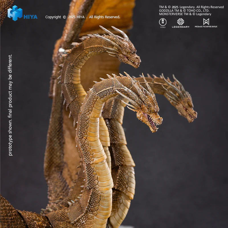 HIYA Exquisite Basic Series: Godzilla King of the Monsters: None Scale 14" Inch King Ghidorah 2.0 Action Figure