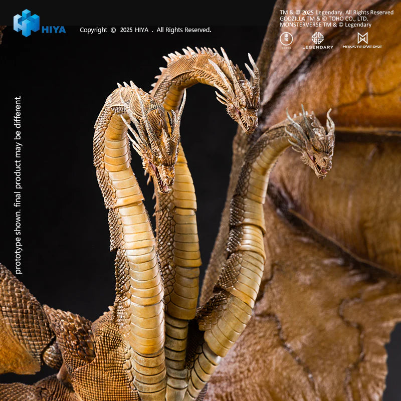 HIYA Exquisite Basic Series: Godzilla King of the Monsters: None Scale 14" Inch King Ghidorah 2.0 Action Figure
