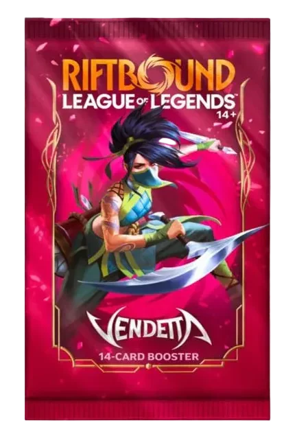 RIFTBOUND League of Legends TCG Vendetta Booster Pack