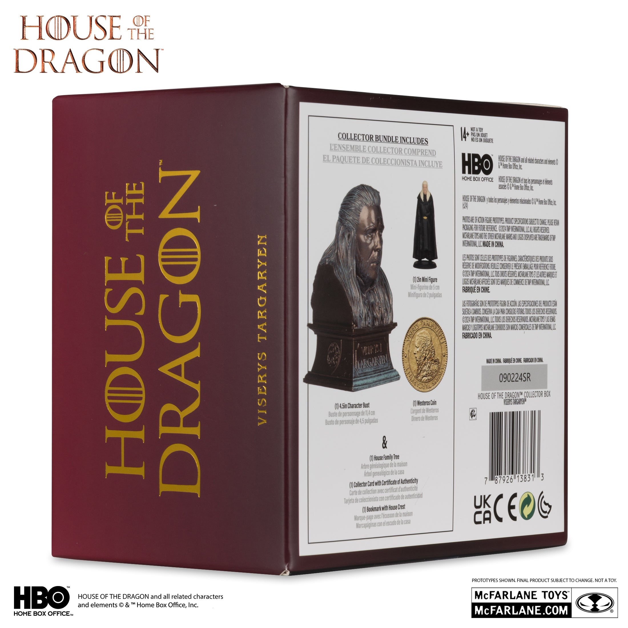 Game of Thrones: House of the Dragon Viserys Targaryen Collector Box